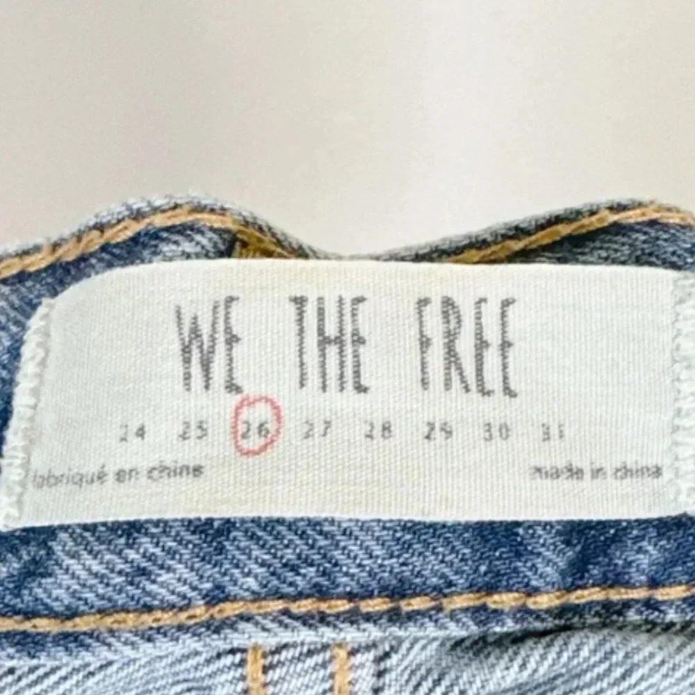 Free  People We The Free Distressed Denim Short - Picture 8 of 13